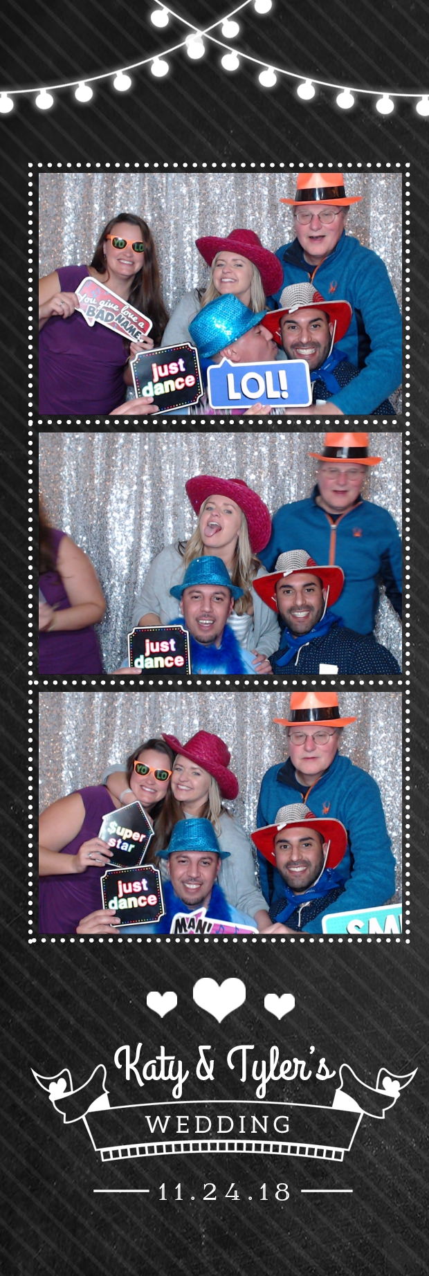 Katy and Tyler's wedding  | View more photos from the event at gallery.photoboothbillings.com/u/PhotoBoothBillings/Katy-and-Tylers-wedding
